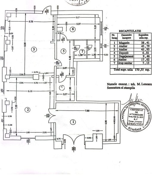 Stirbei Voda - Ultracentral  170MP Spatiu Comercial Compartimentat